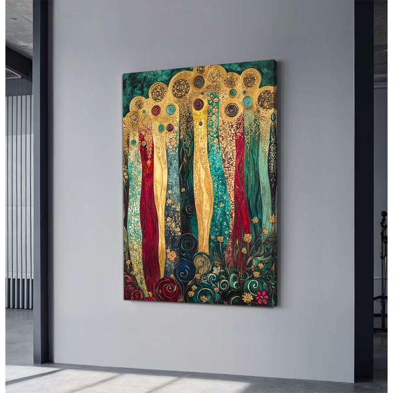 Casa si Gradina - Decoratiuni - Tablouri - Tablou pe pânză Wallxpert, lemn de pin, 60 x 90 cm, multicolor, 528LSR1221 - Infinity.ro