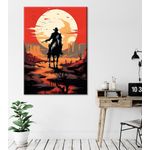 Casa si Gradina - Decoratiuni - Tablouri - Tablou pe pânză Wallxpert, lemn, 70 x 100 cm, multicolor, 463SNT1479 - Infinity.ro