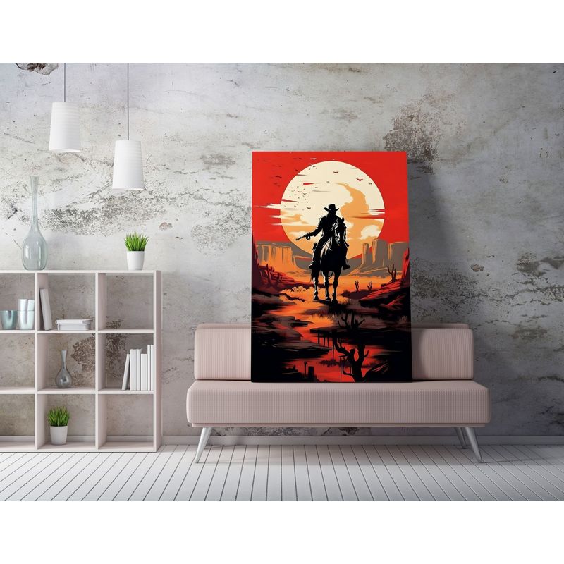 Casa si Gradina - Decoratiuni - Tablouri - Tablou pe pânză Wallxpert, lemn, 70 x 100 cm, multicolor, 463SNT1479 - Infinity.ro