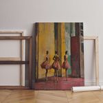 Casa si Gradina - Decoratiuni - Tablouri - Tablou pe pânză Wallxpert, lemn, 70 x 100 cm, multicolor, 468VLR1170 - Infinity.ro