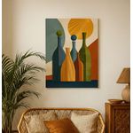Casa si Gradina - Decoratiuni - Tablouri - Tablou pe pânză Wallxpert, lemn, 70 x 100 cm, multicolor, 468VLR1169 - Infinity.ro