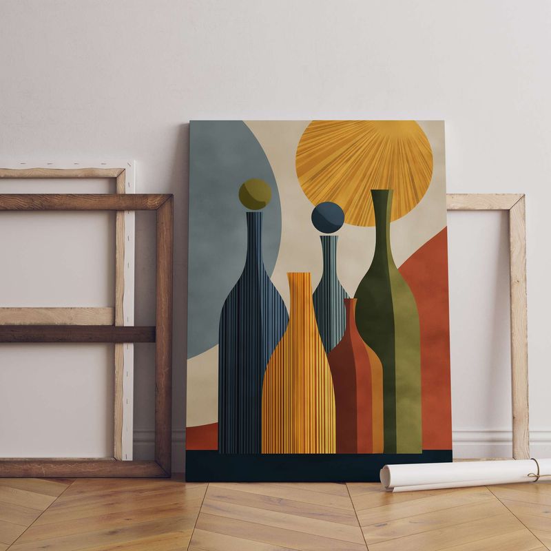 Casa si Gradina - Decoratiuni - Tablouri - Tablou pe pânză Wallxpert, lemn, 70 x 100 cm, multicolor, 468VLR1169 - Infinity.ro