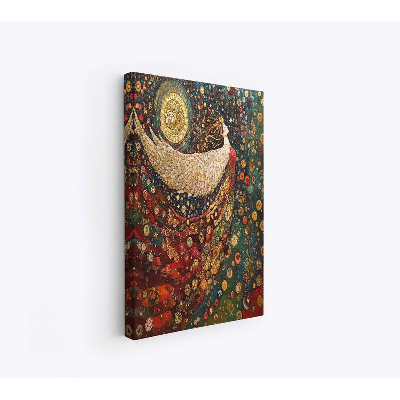 Casa si Gradina - Decoratiuni - Tablouri - Tablou pe pânză Wallxpert, lemn, 70 x 100 cm, multicolor, 468VLR1159 - Infinity.ro