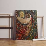 Casa si Gradina - Decoratiuni - Tablouri - Tablou pe pânză Wallxpert, lemn, 70 x 100 cm, multicolor, 468VLR1159 - Infinity.ro