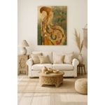Casa si Gradina - Decoratiuni - Tablouri - Tablou pe pânză Wallxpert, lemn, 70 x 100 cm, multicolor, 468VLR1188 - Infinity.ro