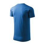 Fashion, accesorii si bijuterii - Barbati - Imbracaminte - Tricouri si bluze barbati - Tricou pentru barbati Malfini Basic 129, bumbac 160 g/mp, croiala tubulara, albastru - XL - Infinity.ro