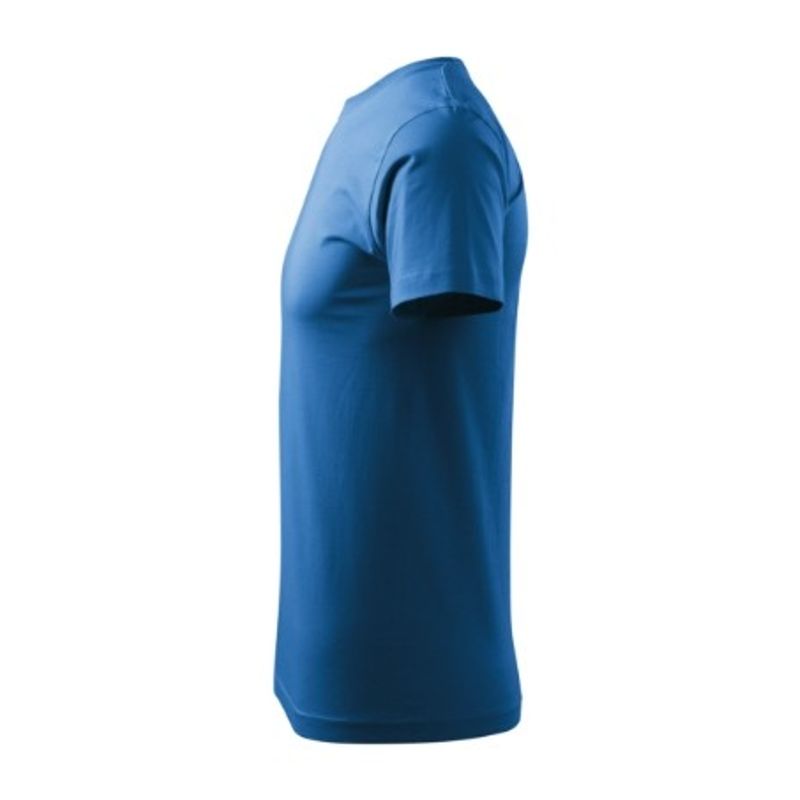 Fashion, accesorii si bijuterii - Barbati - Imbracaminte - Tricouri si bluze barbati - Tricou pentru barbati Malfini Basic 129, bumbac 160 g/mp, croiala tubulara, albastru - XL - Infinity.ro