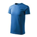 Fashion, accesorii si bijuterii - Barbati - Imbracaminte - Tricouri si bluze barbati - Tricou pentru barbati Malfini Basic 129, bumbac 160 g/mp, croiala tubulara, albastru - XL - Infinity.ro