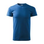 Fashion, accesorii si bijuterii - Barbati - Imbracaminte - Tricouri si bluze barbati - Tricou pentru barbati Malfini Basic 129, bumbac 160 g/mp, croiala tubulara, albastru - XL - Infinity.ro