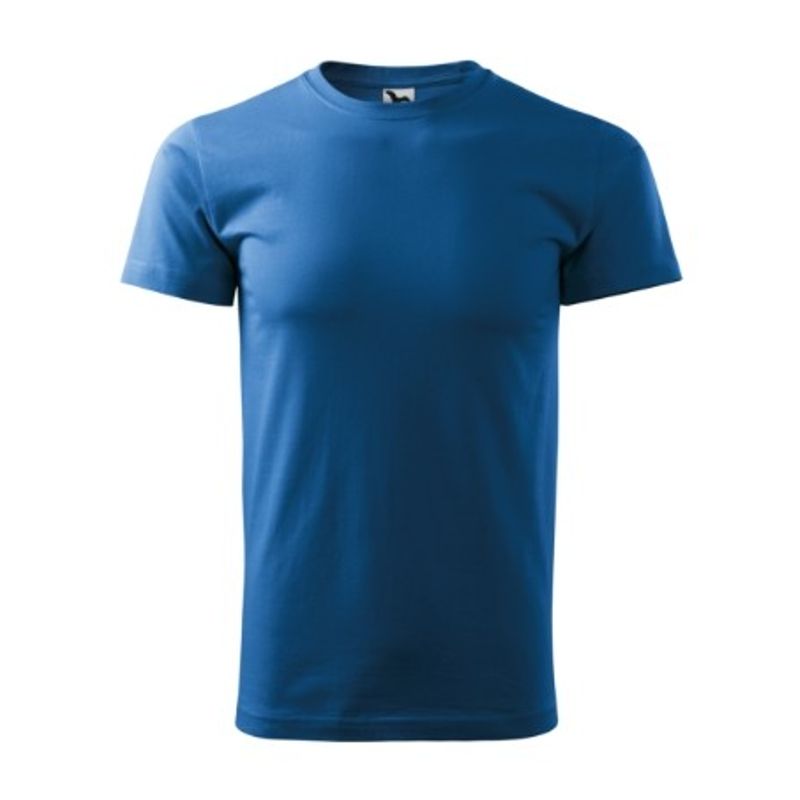 Fashion, accesorii si bijuterii - Barbati - Imbracaminte - Tricouri si bluze barbati - Tricou pentru barbati Malfini Basic 129, bumbac 160 g/mp, croiala tubulara, albastru - XL - Infinity.ro