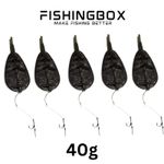 Sport si Outdoor - Sporturi acvatice - Pescuit - Plumbi si momitoare - Set 5 monturi Method Feeder 40g, crap, monturi gata utilizare, lansare precisa, sportiv si spinning - Infinity.ro