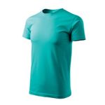 Fashion, accesorii si bijuterii - Barbati - Imbracaminte - Tricouri si bluze barbati - Tricou pentru barbati Malfini Basic 129, bumbac 160 g/mp, croiala tubulara, verde smarald - S - Infinity.ro