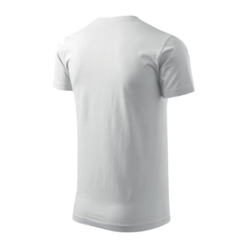 Fashion, accesorii si bijuterii - Barbati - Imbracaminte - Tricouri si bluze barbati - Tricou pentru barbati Malfini Basic 129, bumbac 160 g/mp, croiala tubulara, alb - 3XL - Infinity.ro