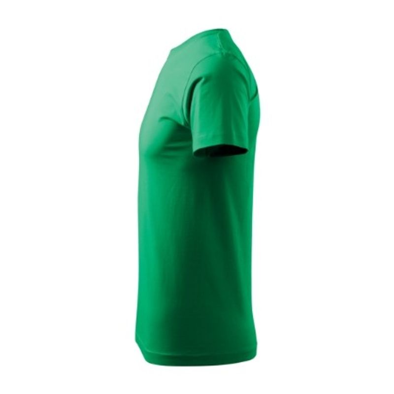 Fashion, accesorii si bijuterii - Barbati - Imbracaminte - Tricouri si bluze barbati - Tricou pentru barbati Malfini Basic 129, bumbac 160 g/mp, croiala tubulara, verde mediu - M - Infinity.ro