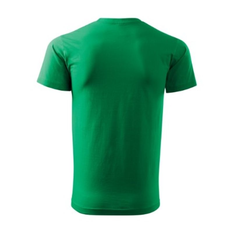 Fashion, accesorii si bijuterii - Barbati - Imbracaminte - Tricouri si bluze barbati - Tricou pentru barbati Malfini Basic 129, bumbac 160 g/mp, croiala tubulara, verde mediu - M - Infinity.ro