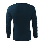 Fashion, accesorii si bijuterii - Barbati - Imbracaminte - Tricouri si bluze barbati - Tricou pentru barbati Malfini Fit-T LS 119, bumbac 160 g/mp, slim fit, maneca lunga, albastru - M - Infinity.ro