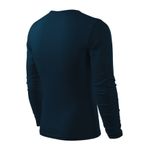 Fashion, accesorii si bijuterii - Barbati - Imbracaminte - Tricouri si bluze barbati - Tricou pentru barbati Malfini Fit-T LS 119, bumbac 160 g/mp, slim fit, maneca lunga, albastru - M - Infinity.ro