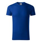 Fashion, accesorii si bijuterii - Barbati - Imbracaminte - Tricouri si bluze barbati - Tricou pentru barbati, Native (GOTS) 173, Malfini, albastru - 2XL - Infinity.ro