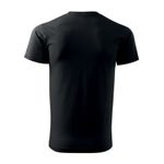 Fashion, accesorii si bijuterii - Barbati - Imbracaminte - Tricouri si bluze barbati - Tricou pentru barbati Malfini Basic 129, bumbac 160 g/mp, croiala tubulara, negru - 5XL - Infinity.ro