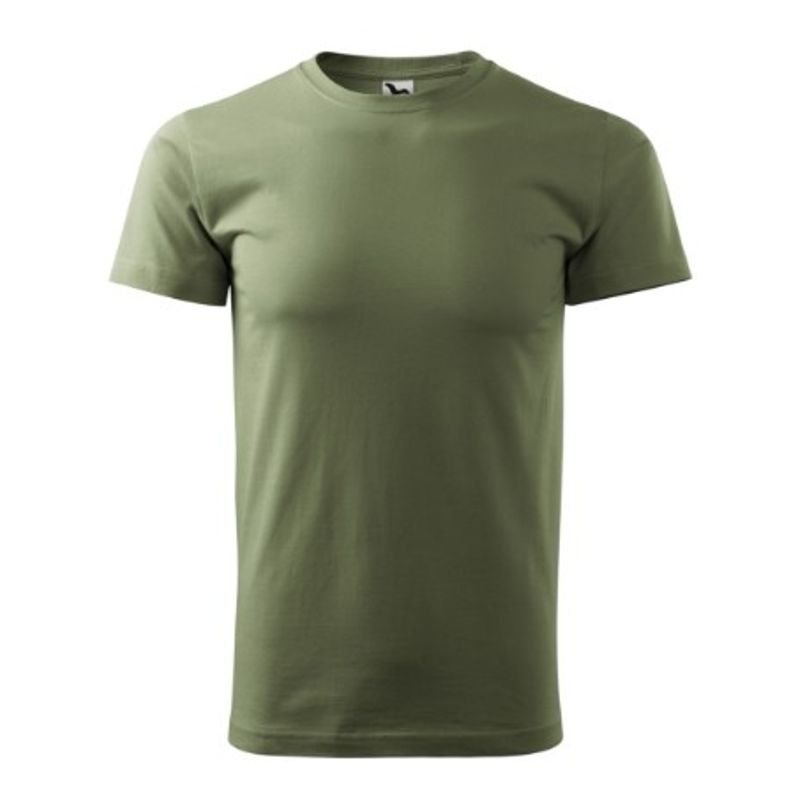 Fashion, accesorii si bijuterii - Barbati - Imbracaminte - Tricouri si bluze barbati - Tricou pentru barbati Malfini Basic 129, bumbac 160 g/mp, croiala tubulara, kaki - 3XL - Infinity.ro