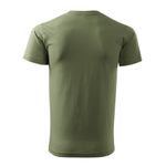 Fashion, accesorii si bijuterii - Barbati - Imbracaminte - Tricouri si bluze barbati - Tricou pentru barbati Malfini Basic 129, bumbac 160 g/mp, croiala tubulara, kaki - 3XL - Infinity.ro
