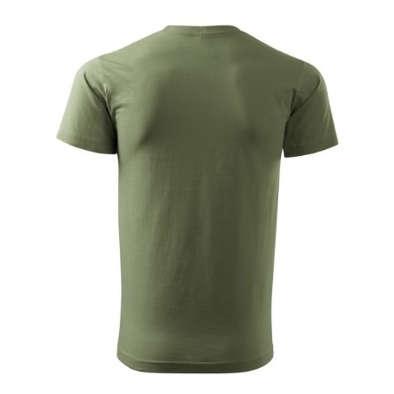 Fashion, accesorii si bijuterii - Barbati - Imbracaminte - Tricouri si bluze barbati - Tricou pentru barbati Malfini Basic 129, bumbac 160 g/mp, croiala tubulara, kaki - 3XL - Infinity.ro