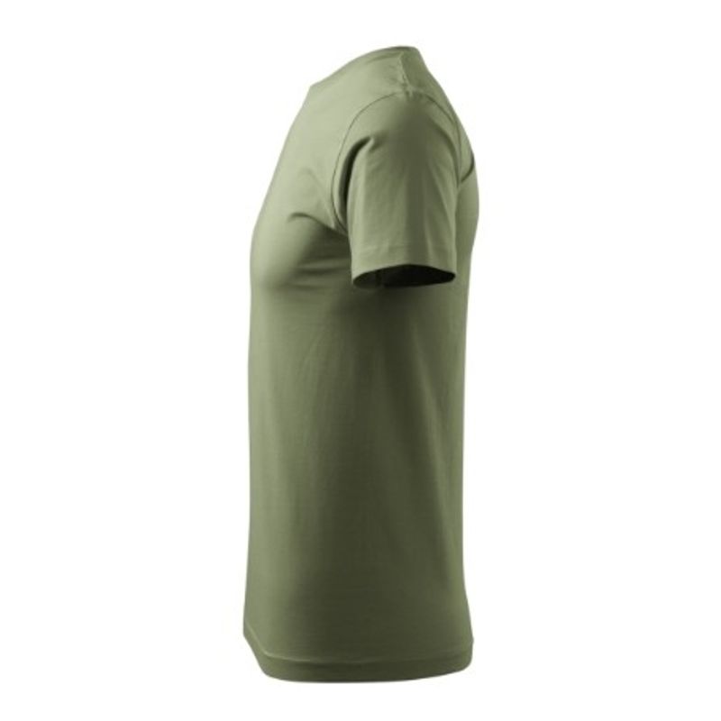 Fashion, accesorii si bijuterii - Barbati - Imbracaminte - Tricouri si bluze barbati - Tricou pentru barbati Malfini Basic 129, bumbac 160 g/mp, croiala tubulara, kaki - 3XL - Infinity.ro