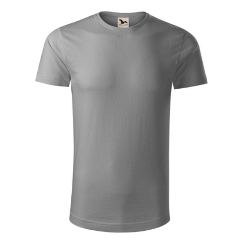 Fashion, accesorii si bijuterii - Barbati - Imbracaminte - Tricouri si bluze barbati - Tricou pentru barbati, Origin (GOTS) 171, Malfini, gri - S - Infinity.ro