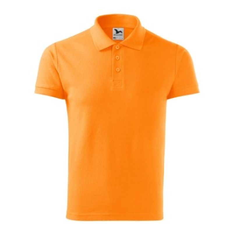 Fashion, accesorii si bijuterii - Barbati - Imbracaminte - Tricouri si bluze barbati - Tricou polo pentru barbati, Cotton 212, Malfini, portocaliu deschis - S - Infinity.ro