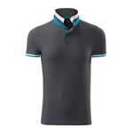 Fashion, accesorii si bijuterii - Barbati - Imbracaminte - Tricouri si bluze barbati - Tricou polo pentru barbati, Collar Up 256, Malfini, antracit deschis - L - Infinity.ro