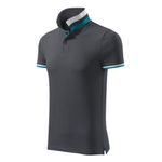 Fashion, accesorii si bijuterii - Barbati - Imbracaminte - Tricouri si bluze barbati - Tricou polo pentru barbati, Collar Up 256, Malfini, antracit deschis - L - Infinity.ro