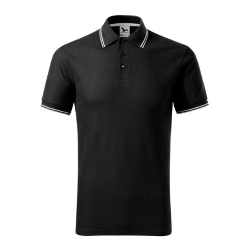 Fashion, accesorii si bijuterii - Barbati - Imbracaminte - Tricouri si bluze barbati - Tricou polo pentru barbati, Focus 232, Malfini, negru - 3XL - Infinity.ro