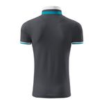 Fashion, accesorii si bijuterii - Barbati - Imbracaminte - Tricouri si bluze barbati - Tricou polo pentru barbati, Collar Up 256, Malfini, antracit deschis - L - Infinity.ro