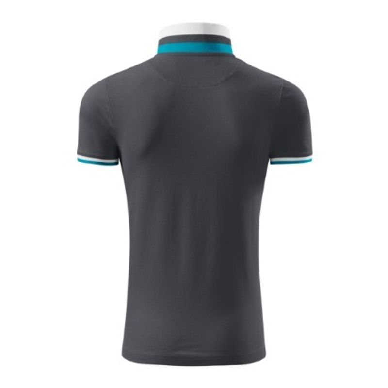 Fashion, accesorii si bijuterii - Barbati - Imbracaminte - Tricouri si bluze barbati - Tricou polo pentru barbati, Collar Up 256, Malfini, antracit deschis - L - Infinity.ro