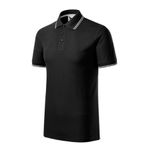 Fashion, accesorii si bijuterii - Barbati - Imbracaminte - Tricouri si bluze barbati - Tricou polo pentru barbati, Focus 232, Malfini, negru - 3XL - Infinity.ro
