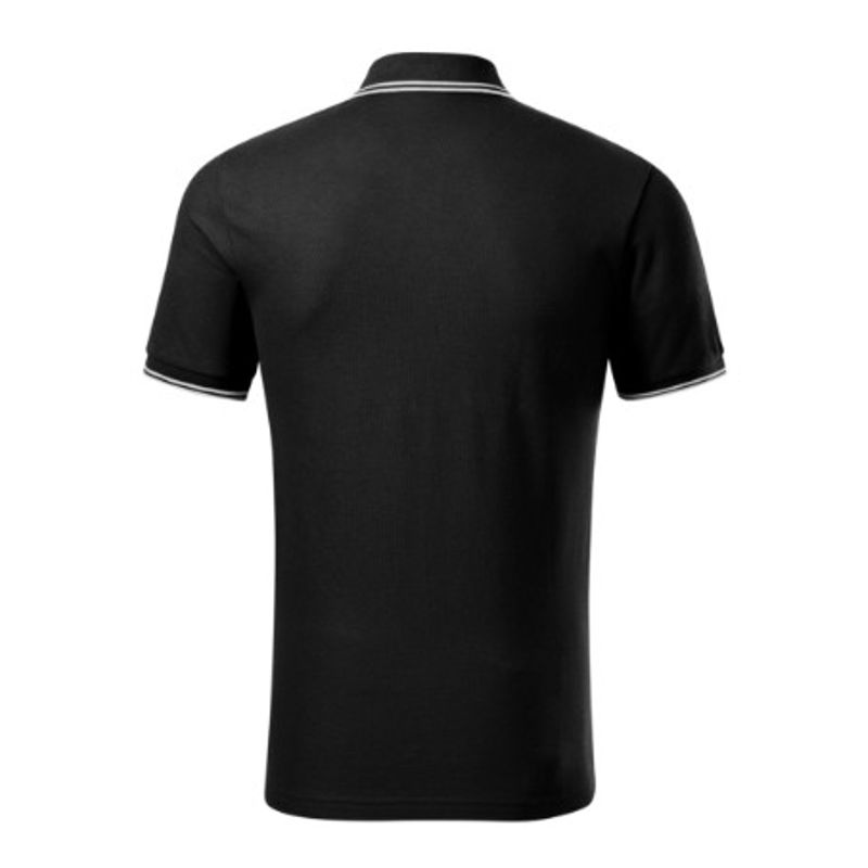 Fashion, accesorii si bijuterii - Barbati - Imbracaminte - Tricouri si bluze barbati - Tricou polo pentru barbati, Focus 232, Malfini, negru - 3XL - Infinity.ro