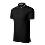 Fashion, accesorii si bijuterii - Barbati - Imbracaminte - Tricouri si bluze barbati - Tricou polo pentru barbati, Perfection plain 251, Malfini, negru - 3XL - Infinity.ro
