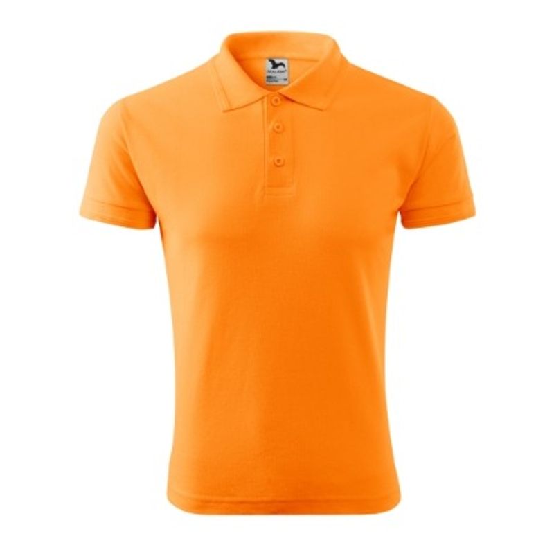 Fashion, accesorii si bijuterii - Barbati - Imbracaminte - Tricouri si bluze barbati - Tricou polo pentru barbati, Pique Polo 203, Malfini, portocaliu deschis - 3XL - Infinity.ro
