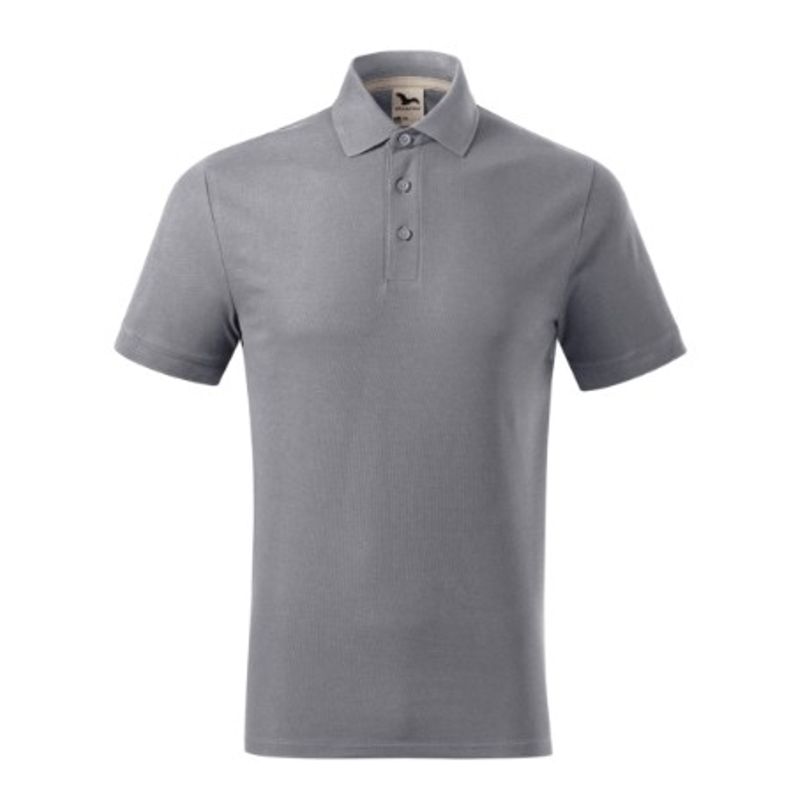 Fashion, accesorii si bijuterii - Barbati - Imbracaminte - Tricouri si bluze barbati - Tricou polo pentru barbati, Prime (GOTS) 234, Malfini, gri - M - Infinity.ro