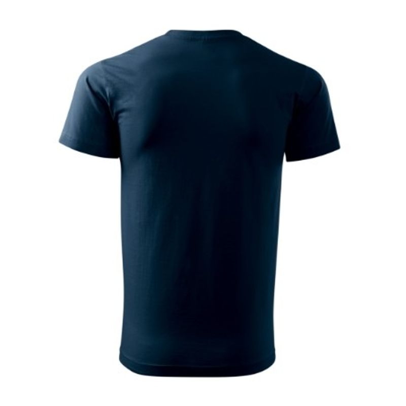 Fashion, accesorii si bijuterii - Barbati - Imbracaminte - Tricouri si bluze barbati - Tricou pentru barbati Malfini Basic 129, bumbac 160 g/mp, croiala tubulara, bleumarin - 2XL - Infinity.ro