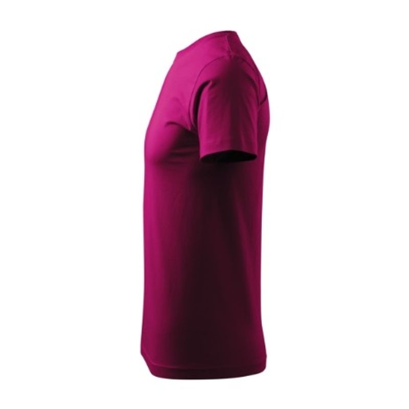 Fashion, accesorii si bijuterii - Barbati - Imbracaminte - Tricouri si bluze barbati - Tricou pentru barbati Malfini Basic 129, bumbac 160 g/mp, croiala tubulara, rosu fucsie - 2XL - Infinity.ro