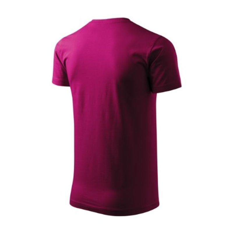 Fashion, accesorii si bijuterii - Barbati - Imbracaminte - Tricouri si bluze barbati - Tricou pentru barbati Malfini Basic 129, bumbac 160 g/mp, croiala tubulara, rosu fucsie - 2XL - Infinity.ro