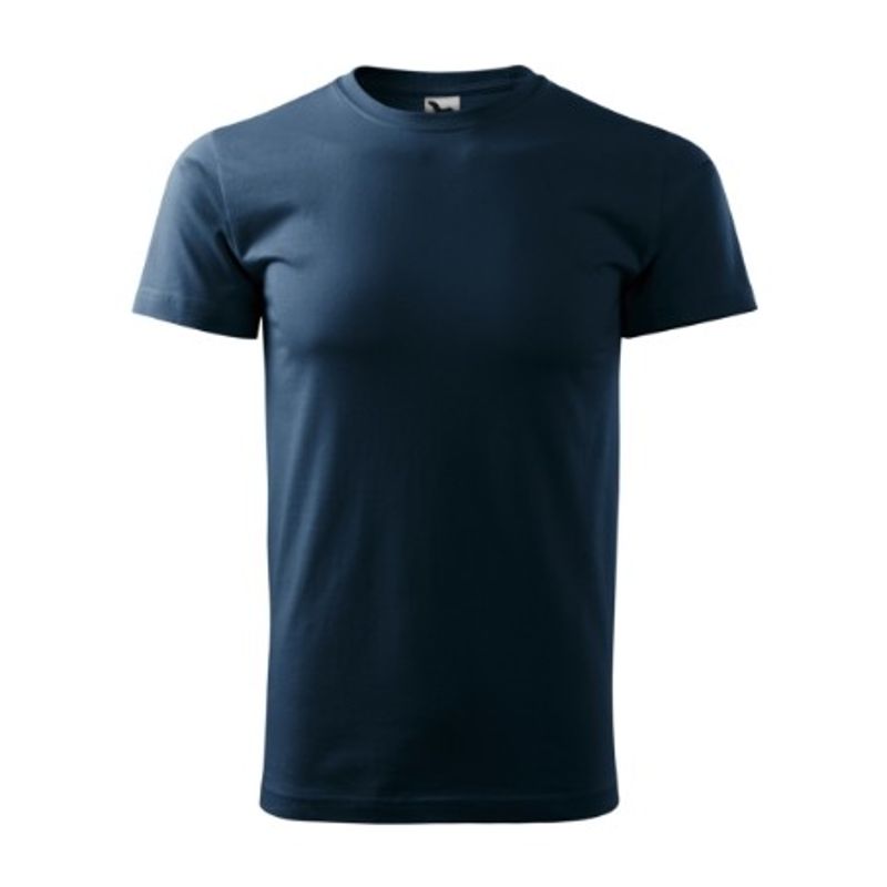 Fashion, accesorii si bijuterii - Barbati - Imbracaminte - Tricouri si bluze barbati - Tricou pentru barbati Malfini Basic 129, bumbac 160 g/mp, croiala tubulara, bleumarin - 2XL - Infinity.ro