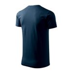 Fashion, accesorii si bijuterii - Barbati - Imbracaminte - Tricouri si bluze barbati - Tricou pentru barbati Malfini Basic 129, bumbac 160 g/mp, croiala tubulara, bleumarin - 2XL - Infinity.ro