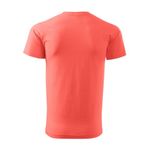 Fashion, accesorii si bijuterii - Barbati - Imbracaminte - Tricouri si bluze barbati - Tricou pentru barbati Malfini Basic 129, bumbac 160 g/mp, croiala tubulara, corai - 4XL - Infinity.ro
