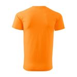 Fashion, accesorii si bijuterii - Barbati - Imbracaminte - Tricouri si bluze barbati - Tricou pentru barbati Malfini Basic 129, bumbac 160 g/mp, croiala tubulara, portocaliu deschis - XL - Infinity.ro