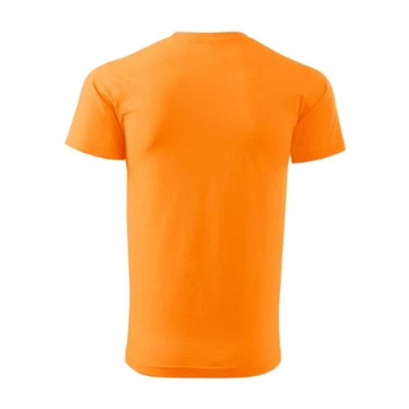 Fashion, accesorii si bijuterii - Barbati - Imbracaminte - Tricouri si bluze barbati - Tricou pentru barbati Malfini Basic 129, bumbac 160 g/mp, croiala tubulara, portocaliu deschis - XL - Infinity.ro