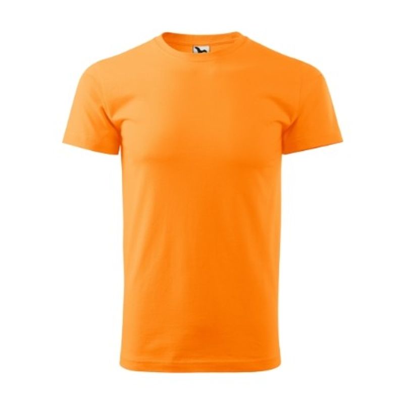 Fashion, accesorii si bijuterii - Barbati - Imbracaminte - Tricouri si bluze barbati - Tricou pentru barbati Malfini Basic 129, bumbac 160 g/mp, croiala tubulara, portocaliu deschis - XL - Infinity.ro