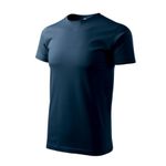 Fashion, accesorii si bijuterii - Barbati - Imbracaminte - Tricouri si bluze barbati - Tricou pentru barbati Malfini Basic 129, bumbac 160 g/mp, croiala tubulara, bleumarin - 2XL - Infinity.ro