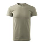 Fashion, accesorii si bijuterii - Barbati - Imbracaminte - Tricouri si bluze barbati - Tricou pentru barbati Malfini Basic 129, bumbac 160 g/mp, croiala tubulara, kaki deschi - 4XL - Infinity.ro